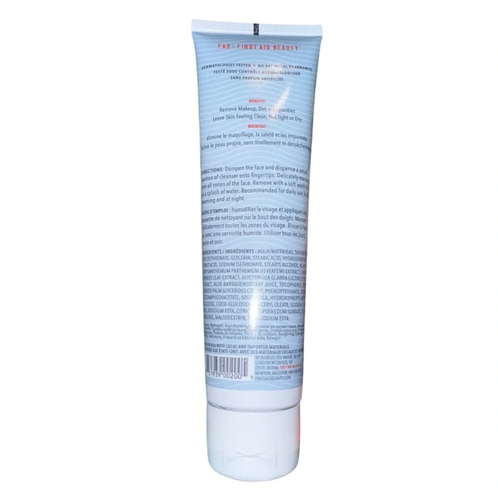 FAB First Aid Beauty Pure Skin Face Cleanser 5oz 142g FULL Size Sealed NEW